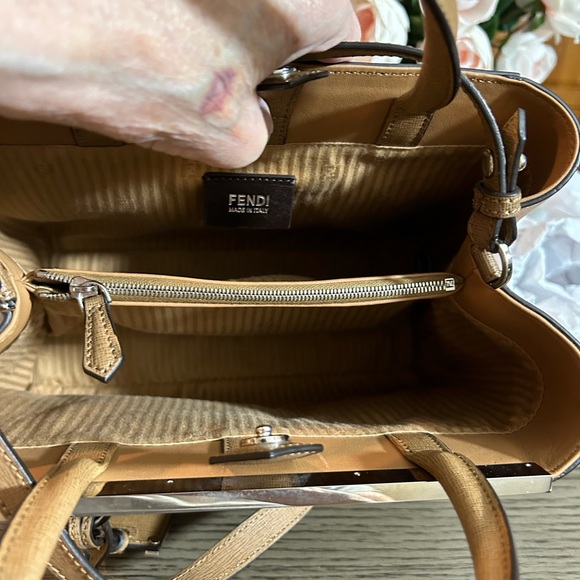 FENDI Petite 2Jours brown leather Tote - Picture 14 of 14